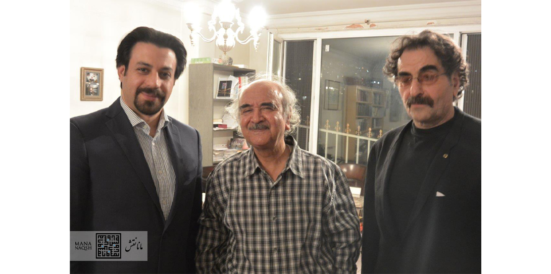 Meeting of Shahram Nazeri and Shahab Nikman with Mohammadreza Shafiei Kadkani on the 